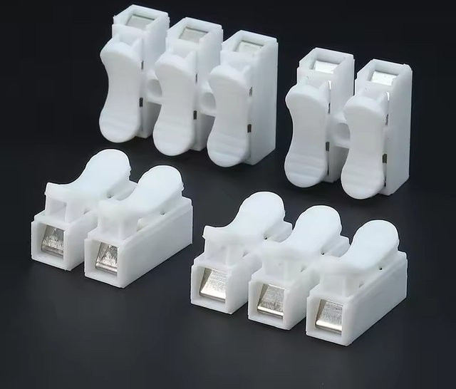 Elektrische Kabelverbinder CH2 CH3 Schnell-Kabelverbinder ohne Löten und Schraubklemmen in Weiß - Bild 1
