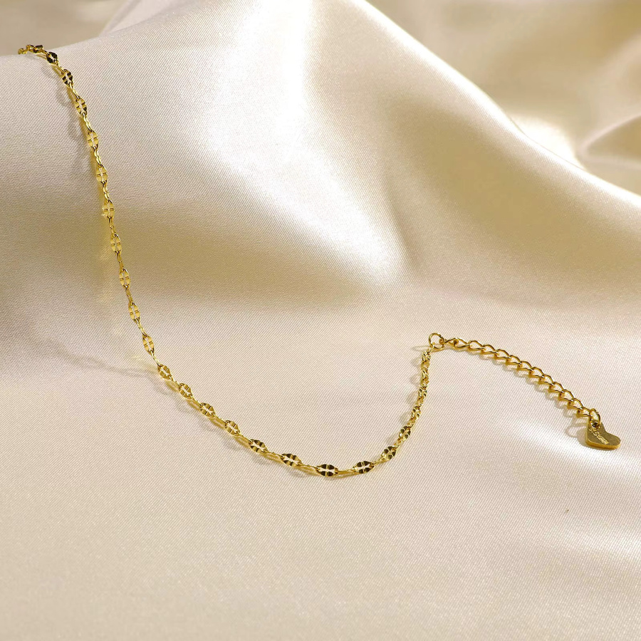 Myfresty Fußkettchen Edelstahl, Gold, Damen, Minimalistisch - Bild 4