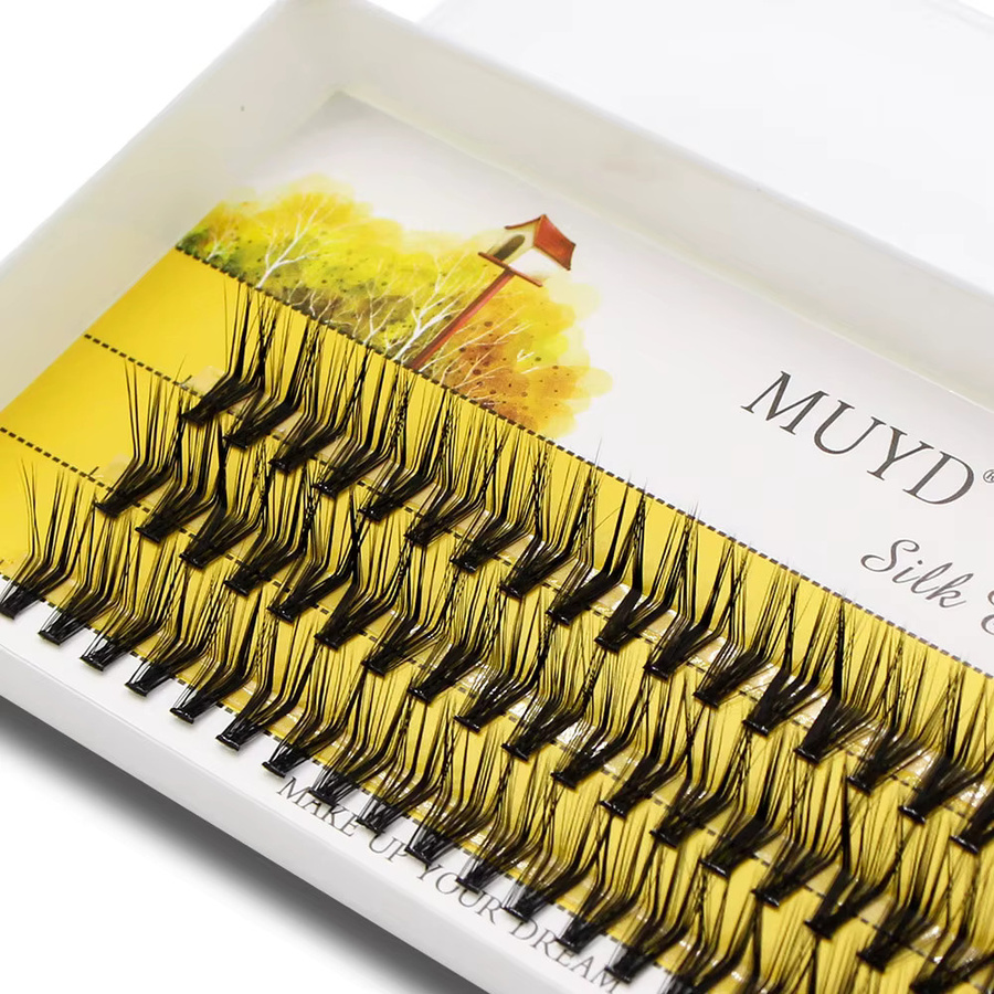 MUYD Professional M Curl Foxy Eyes Einzelwimpern, Black, Seide - Bild 5