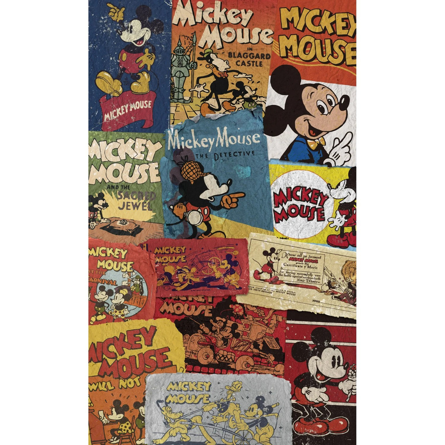 Komar Fototapete Vlies Mickey Billboard Multicolor B: 120 cm, H: 200 cm - Bild 2