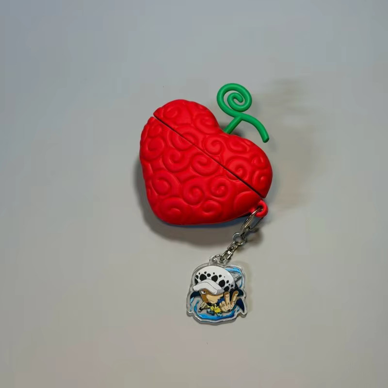 Anime One Piece Teufelsfrucht Schutzhülle für Apple AirPods Pro 3, Farbe: Rot - Bild 2