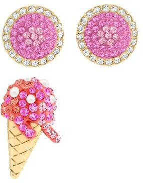 Swarovski Ohrring-Set, Kristall, Mehrfarbig, Damen - Bild 1