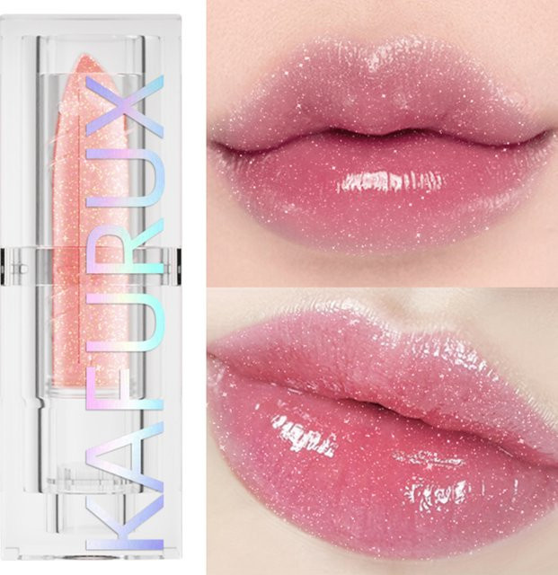 KAFURUX Lip Tint Lippenstift, Rosa, Glänzend, Damen - Bild 1