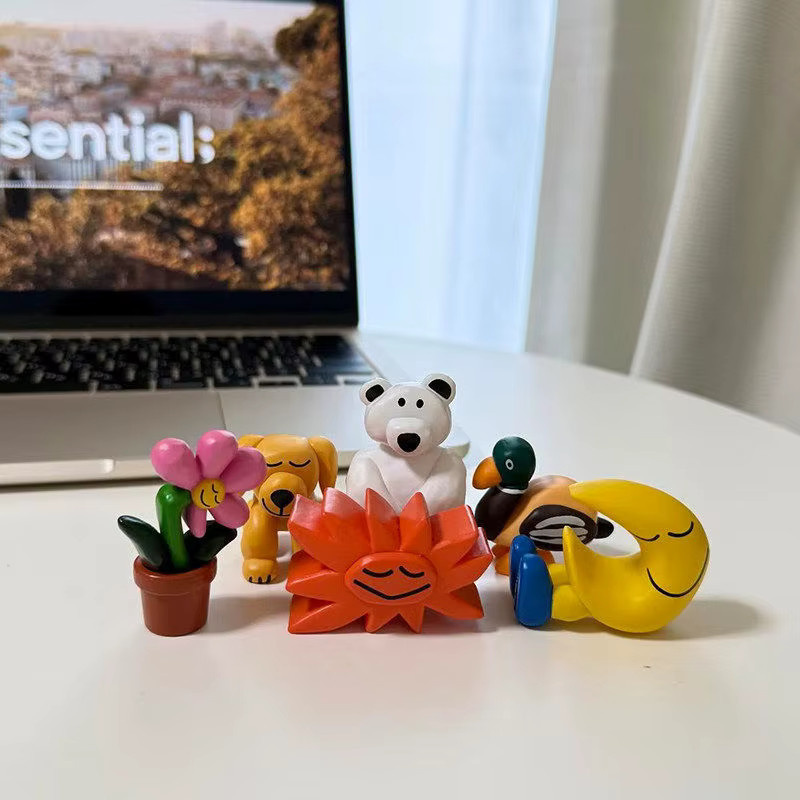 Bandai Dinosaurier, Blumen, Pinguin, Elefant Puppen-Blindbox, Spielzeug - Bild 2