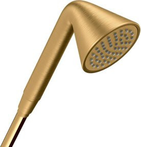 Hansgrohe Axor Handbrause in Brushed Brass mit 1 Strahl und Anti-Kalk-Funktion - Bild 1