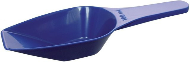 Schneider Messschaufel aus Kunststoff, blau, 0,1 l, Länge: 20 cm - Bild 1