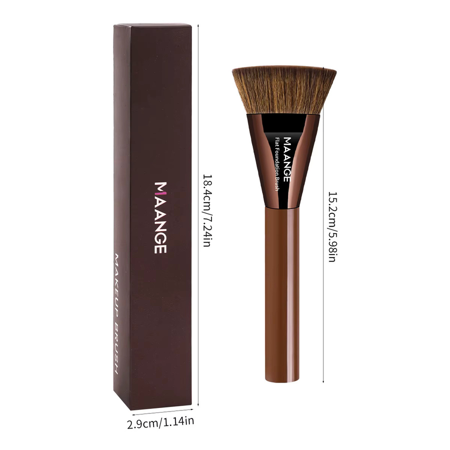 MAANGE Foundation-Make-up-Pinsel, flache Oberseite, Unisex - Bild 6