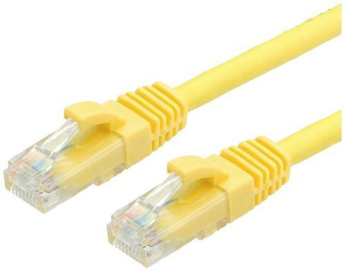 Value RJ45 Patchkabel CAT 6a U/UTP Ethernet LAN Gelb, Länge: 15,00 m - Bild 1