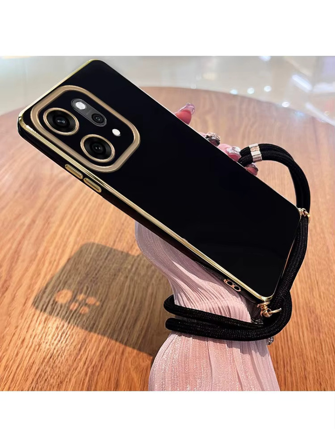 Schutzhülle mit Lanyard für OPPO Reno 14 Pro, 13F, 12F, 10Pro, 11F, 12Pro, 11, 10, 5Lite, F25Pro, F19Pro in Pink - Bild 4