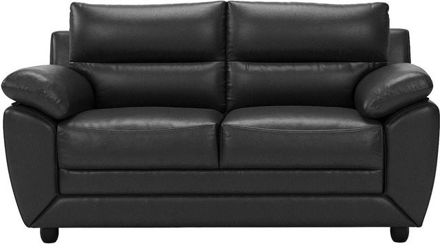 Vente-unique Sofa Manoa Schwarz ohne Schlafmöglichkeit Breite: 163 cm - Bild 1
