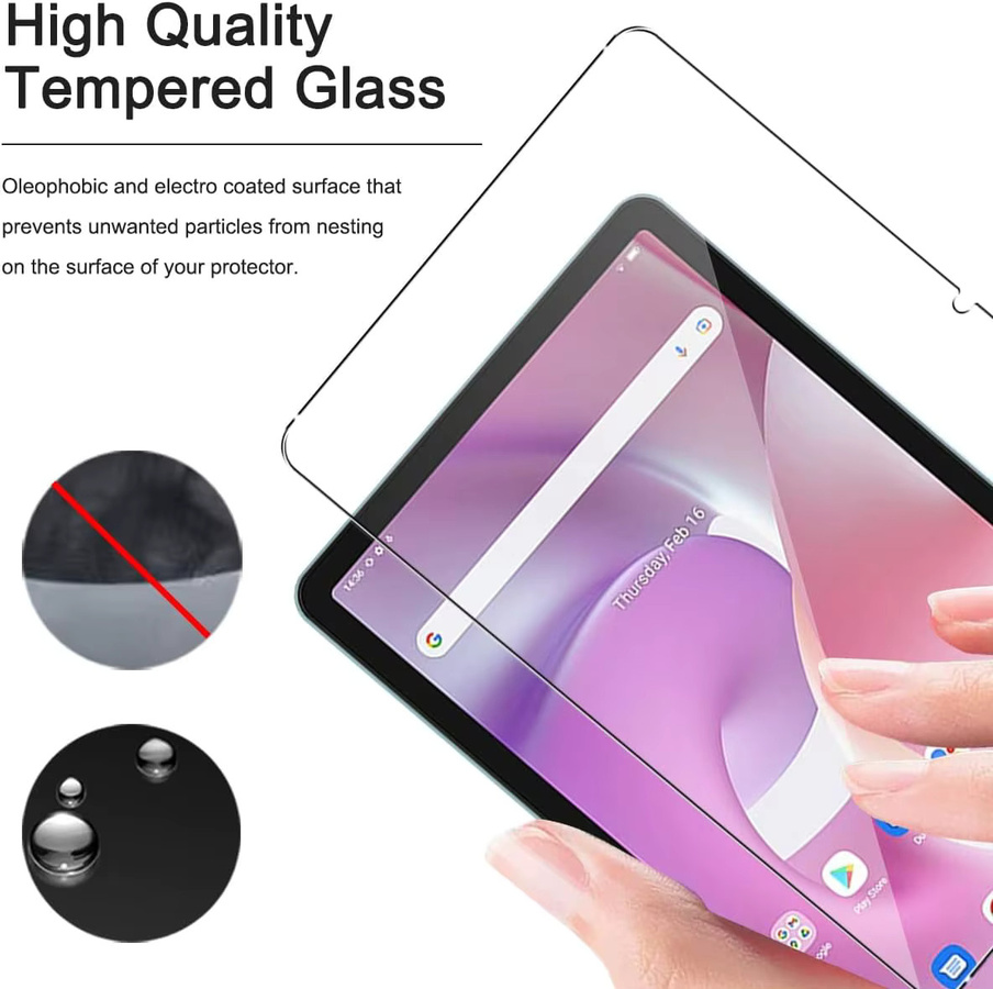 Blackview Tab 16 (11 Zoll) 2023 Displayschutzfolie aus gehärtetem Glas, 9H, transparent, ultraklar und kratzfest - Bild 5