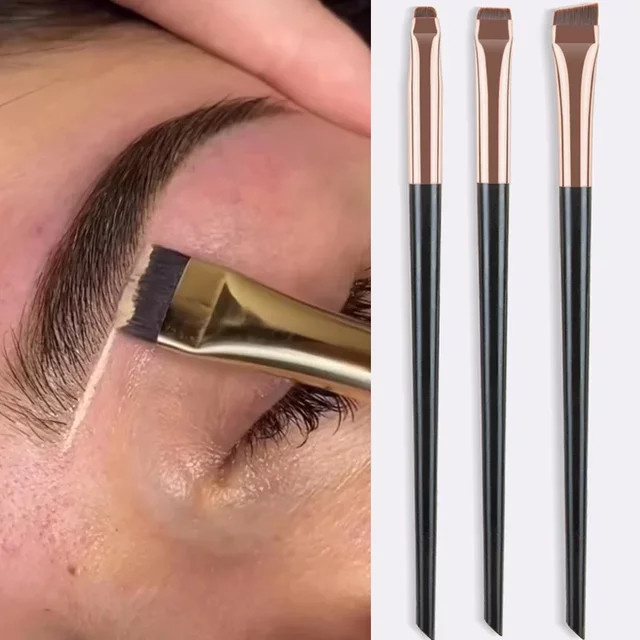 CNKESS Upgrade Blade Eyeliner-Pinsel, ultradünn, abgewinkelt, flach - Bild 1