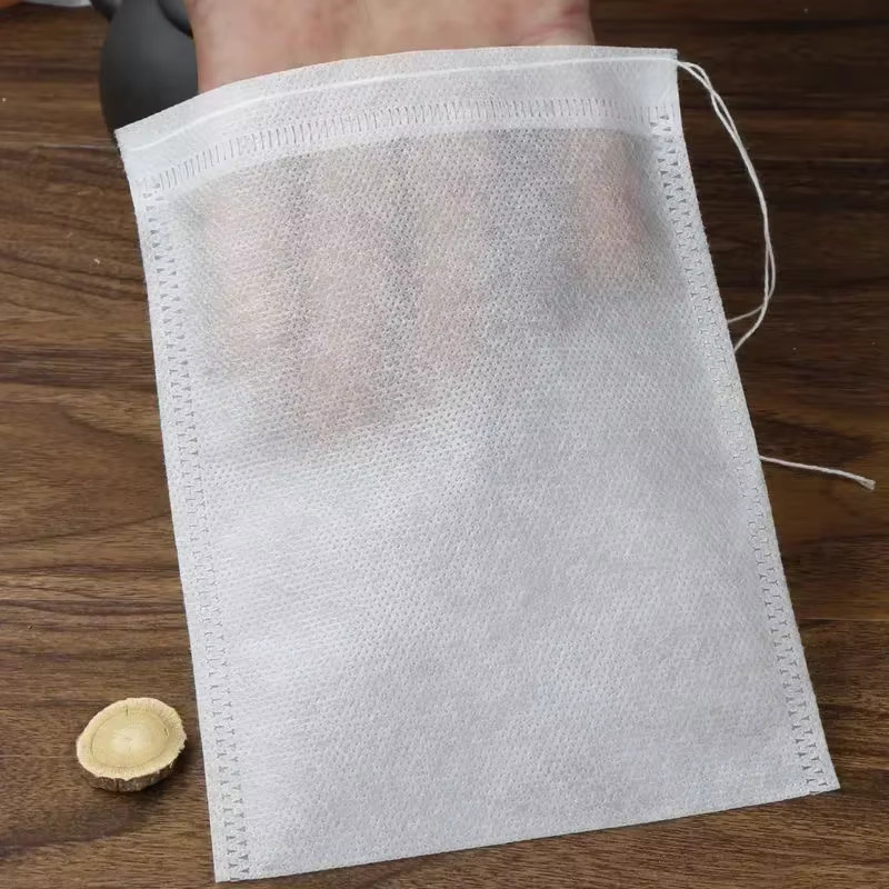 100 Stück Einweg Teebeutel aus Vliesstoff mit Kordel in Weiß für losen Tee, Kräuter und Kaffee - Bild 5