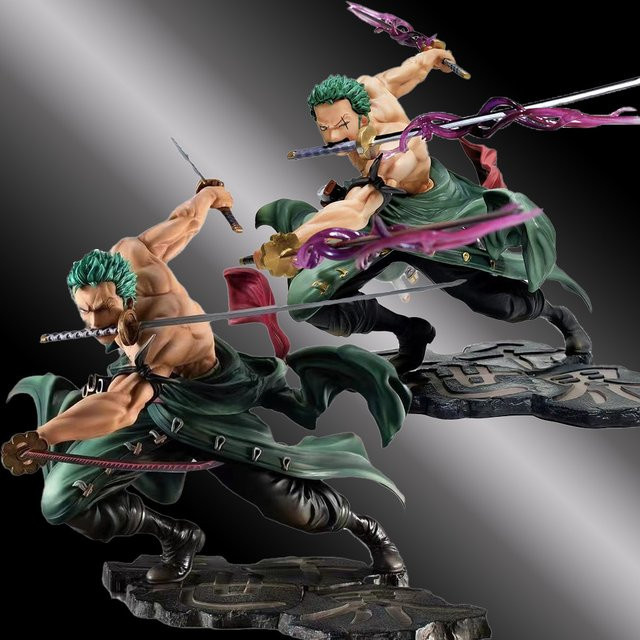 Bandai One Piece Roronoa Zoro Action Figure, 10 cm - Bild 1