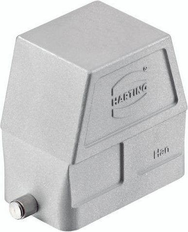HARTING Tüllengehäuse 09 62 210 0803 09622100803 in Silber aus Kunststoff - Bild 1