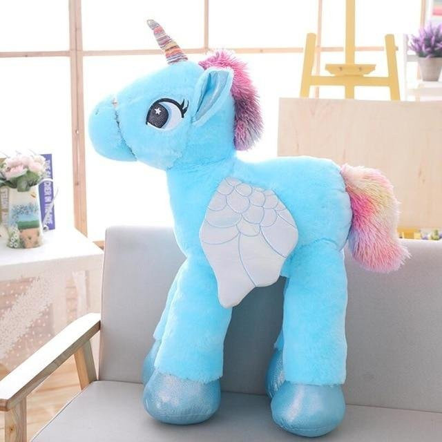 Binchi Keji Travel Einhorn Plüschtier, 90cm, Blau, ab 12 Jahre - Bild 1