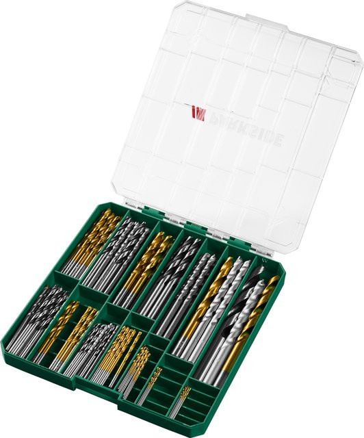 Parkside Bohrer-Set aus HSS-Stahl, 100-teilig, Multicolor - Bild 1