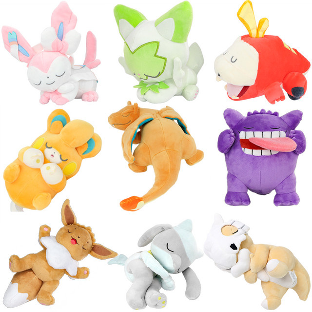 TAKARA TOMY Pokémon Schlafen Sprigatito Charizard Sylveon Plüsch Spielzeug - Bild 1