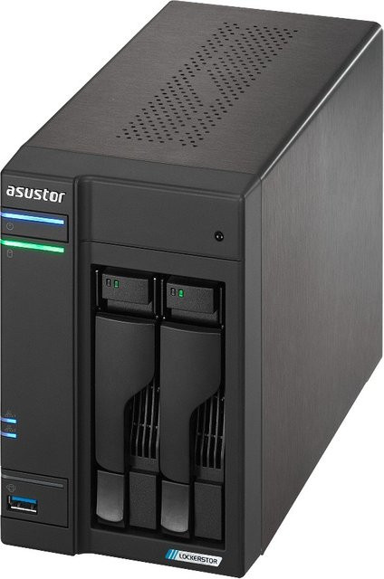ASUSTOR Lockerstor NAS AS6702T 2-Bay Netzwerk-Speicher in Schwarz - Bild 1