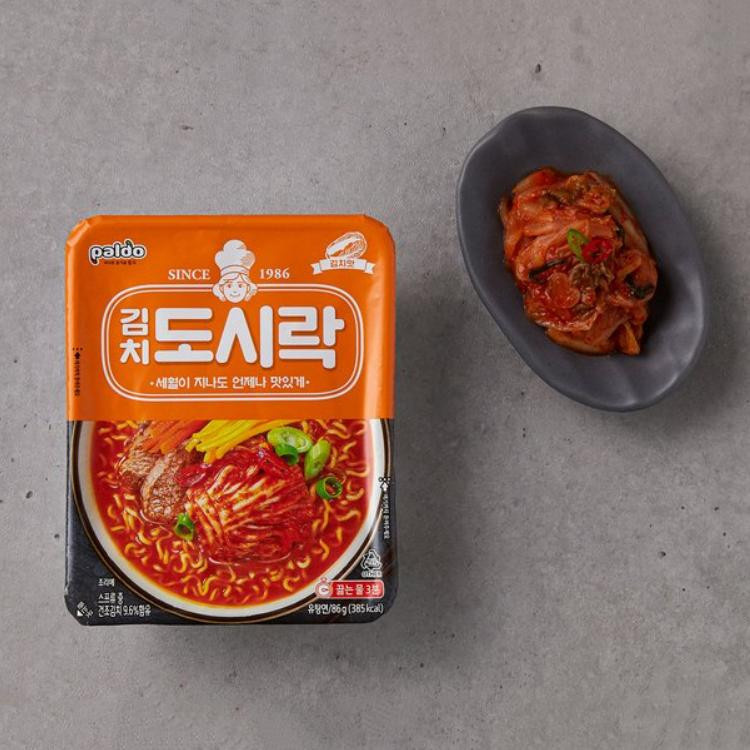 Paldo Kimchi Dosirak Cup Ramen 86 g - Bild 2