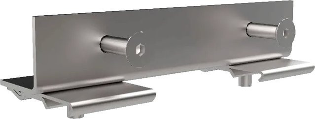 Alcadrain L-Profil AS-P031 für Füllungen bis 200 mm ALCASYSTEM Konstruktion aus verzinktem Stahl in Silber - Bild 1