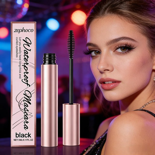 zephoco Mascara, wasserfest, schwarz, Volumen und Verlängerung - Bild 1