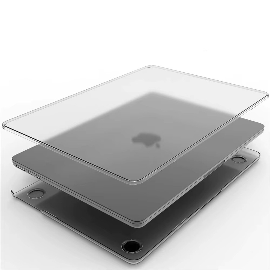 Apple Laptoptasche für MacBook Air 13 M3 M4 Hülle 13,6 Zoll Modell A3113 Ultradünne Ersatzschale für MacBook Air 13 M2 2022 A2681 in Transparent - Bild 1