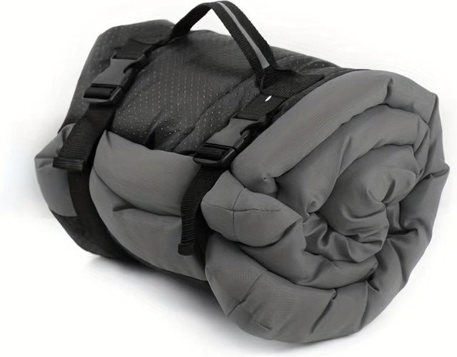 Ventora Faltbares Hundebett Grau, Feuchtigkeitsbeständiges Tragbares Hundebett mit Griff für kleine, mittlere und große Hunde - Bild 1