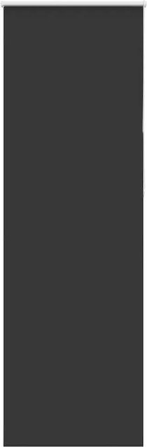 vidaXL Verdunkelungsrollo Schwarz aus Polyester, Breite: 80 cm, Höhe: 230 cm - Bild 1