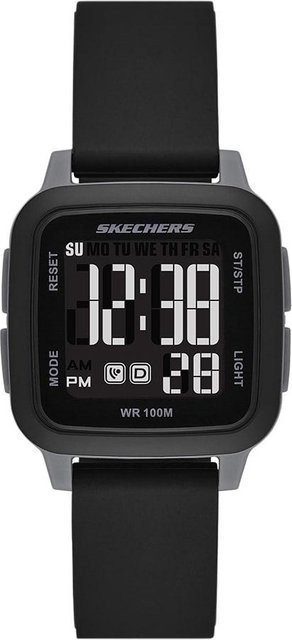 Skechers Armbanduhr Analog-Digital, Kunststoff, Schwarz, Damen - Bild 1