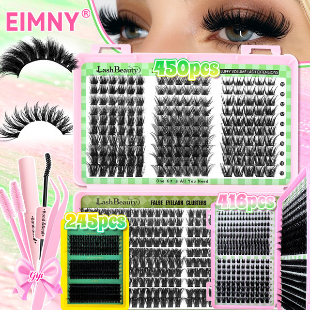 Eimny Wimpernverlängerungsset, 450-teilig, Multi-Style - Bild 1