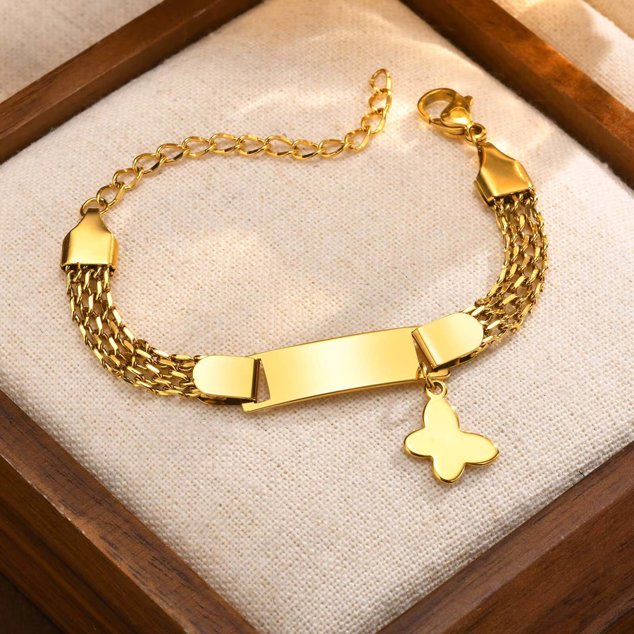 Meaeguet Armband, Edelstahl, Gold, Kinder - Bild 2