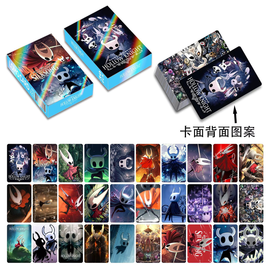 Bandai Hollow Knight Silksong Lomo-Karten, 30-teiliges Set, bunt - Bild 4