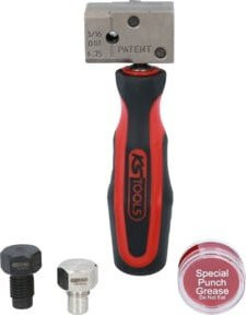 KS Tools FLAREFIXeco Universal-Bremsleitungs-Bördelgerät-Satz, 4-teilig, 4,75 mm - Bild 1