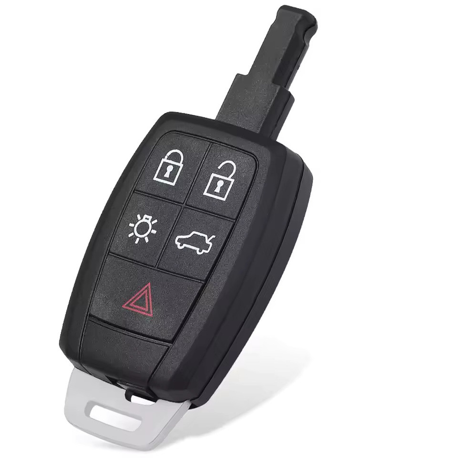 OEM Original Volvo Keyless Remote Key ID48 Chip 433,92 MHz für C30, V40, S40, V50, S60, C70, V70, XC90 in Schwarz - Bild 4