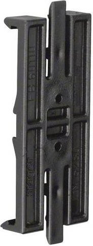 Hager M5280 Klammer aus PVC in Schwarz, B: 11,0 cm, H: 6,0 cm, 50 Stück - Bild 1