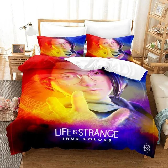 Life Is Strange Before The Storm Bettwäsche Set Multicolor mit Reißverschluss, Einzelbett, B/T/H: 135 x 200 cm - Bild 1