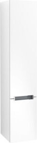 Villeroy & Boch Hochschrank Subway 2.0 in Weiß Matt mit Chromgriffen, B/T/H: 35 x 37 x 165 cm - Bild 1