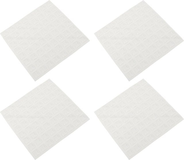 KaiSai Silikon Braille-Aufkleber Set mit erhabenen Punkten für Sehbehinderte, 256 Stück, Durchmesser: 10 mm, weiß - Bild 1