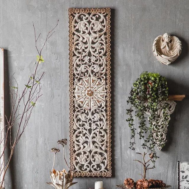 Oeny Vintage Wanddekoration aus MDF für Wohnzimmer und Schlafzimmer - Bild 1
