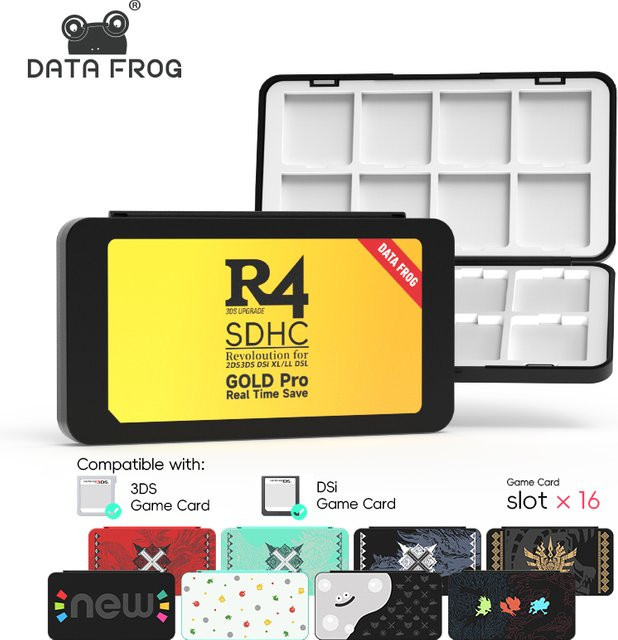 DATA FROG Kartenetui für Nintendo 3DS, 2DS, DSi und DS mit 16 Steckplätzen für Spielkassetten - Bild 1