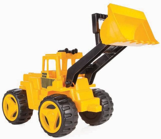 Pilsan Super Bulldozer Bagger gelb mit beweglichem Arm und Schaufel - Bild 1