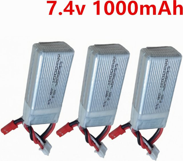 MJXRC Lipo-Akku 7,4V 2S 1000mAh für MJXRC X600 RC Drohne Quadcopter Ersatzteil 25C Entladung - Bild 1