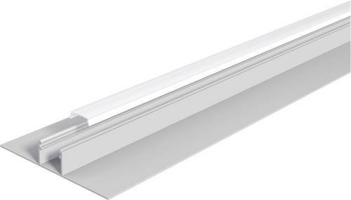 EVN LED-Profil aus Aluminium in Silber, Länge: 200 cm, Breite: 7,7 cm - Bild 1