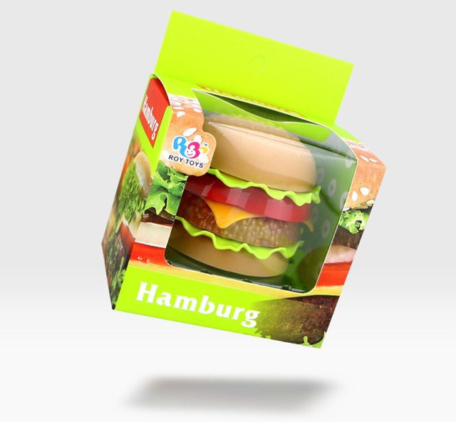 Kidsly Sieben-Schicht-Burger-Baby-Demontage-Spielzeug, Küchenspielzeug, ab 3 Jahre - Bild 1