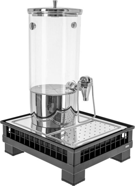 VEGA Saftspender Portland GN 1/2, 4l, anthrazit/transparent, B: 29,0 cm, T: 35,2 cm, H: 53,0 cm - Bild 1