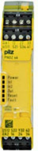 PILZ Sicherheitsschaltgerät PNOZ s6 48-240VACDC Gelb, 3 n/o 1 n/c, B: 22,5 cm, H: 9,8 cm, T: 2,25 cm - Bild 1