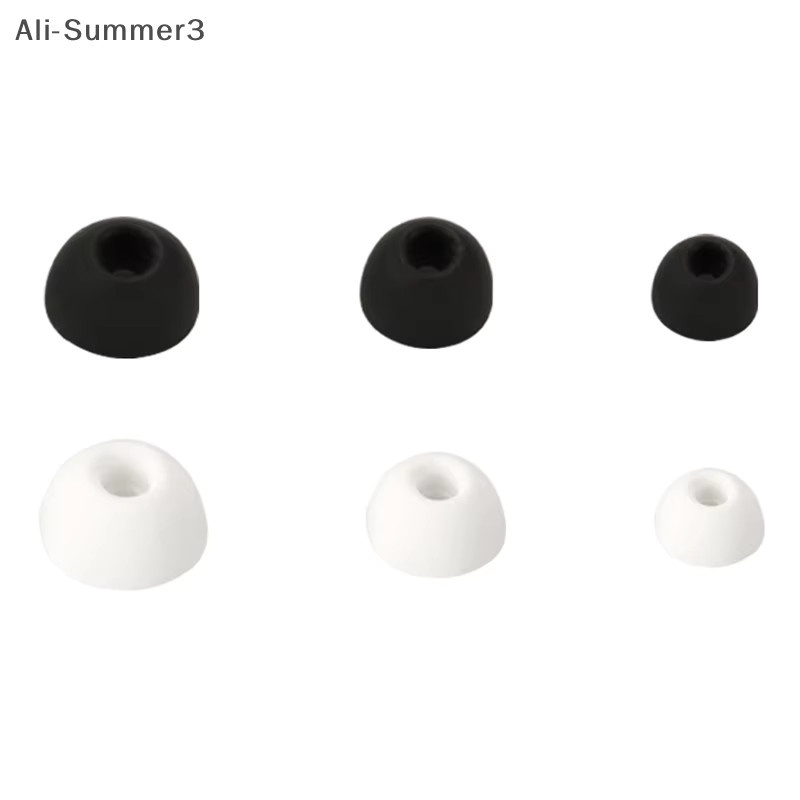 6er Set Silikon Ohrstöpsel für Soundcore Liberty 4 NC Life P2 P3 A20i TWS in Schwarz und Weiß - Bild 2