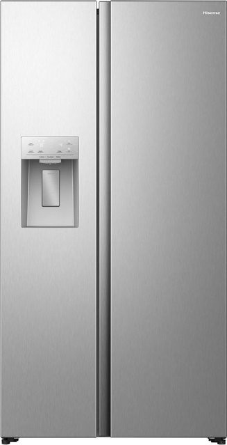Hisense Side by Side Kühlschrank RS5P528STIC in Grau mit No-Frost und Dynamic Cooling, freistehend - Bild 1