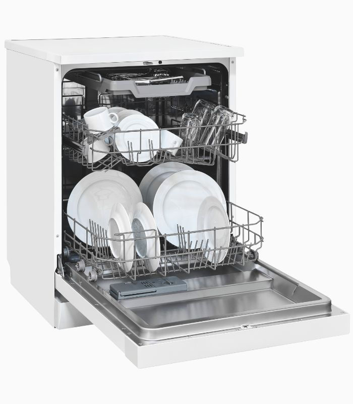 Exquisit Geschirrspüler GSP56314-030C in Weiss mit Aquastop und automatischem Türöffnen, B/T/H: 60,0 x 60,0 x 84,5 cm - Bild 2
